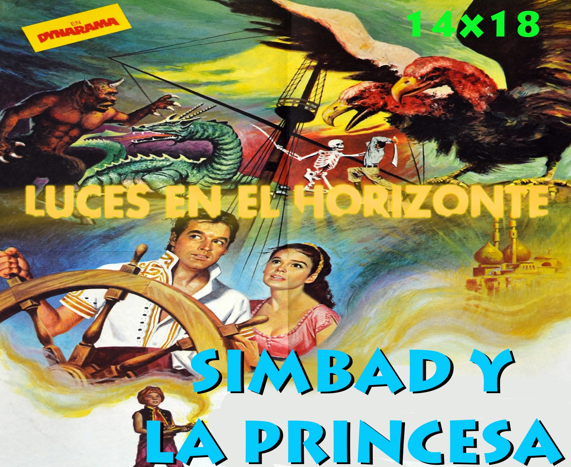 Simbad y la princesa – Luces en el Horizonte 14X18