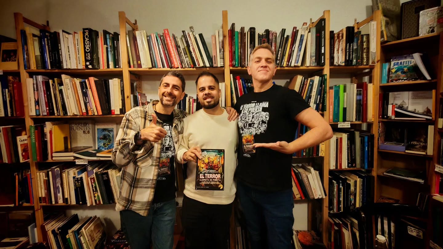Presentación de El terror llama a su puerta en Sin Tarima Libros el 6 de diciembre